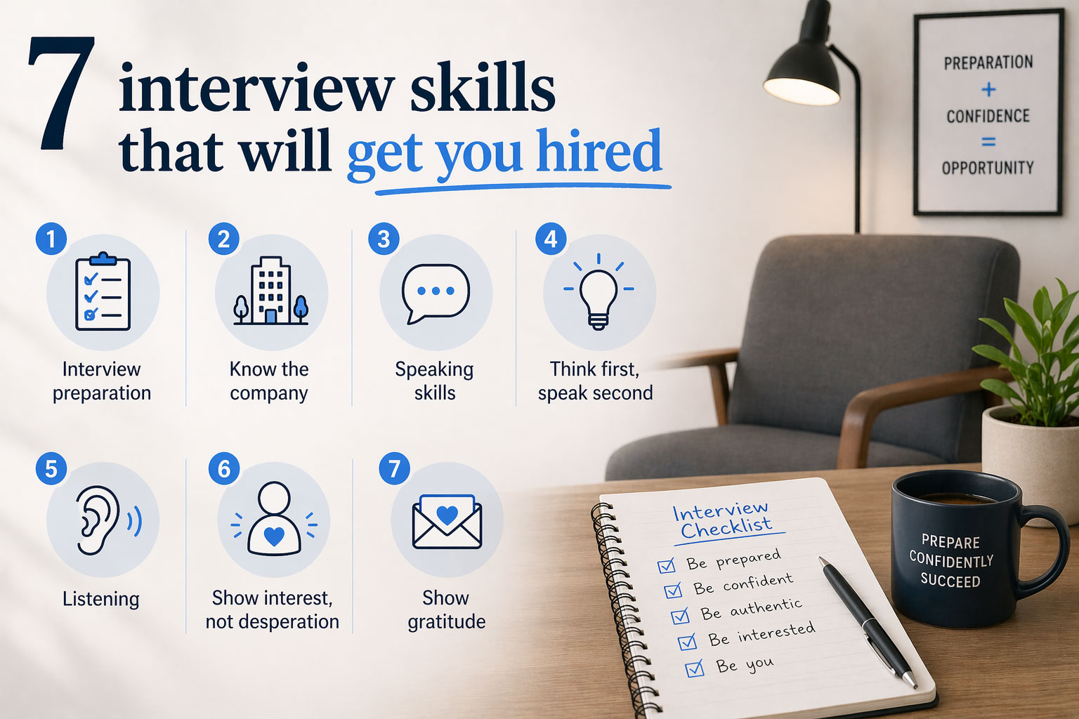 7 interview skills that will get you hired - Carcani CV
